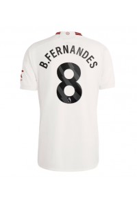 Manchester United Bruno Fernandes #8 Jalkapallovaatteet Kolmaspaita 2023-24 Lyhythihainen